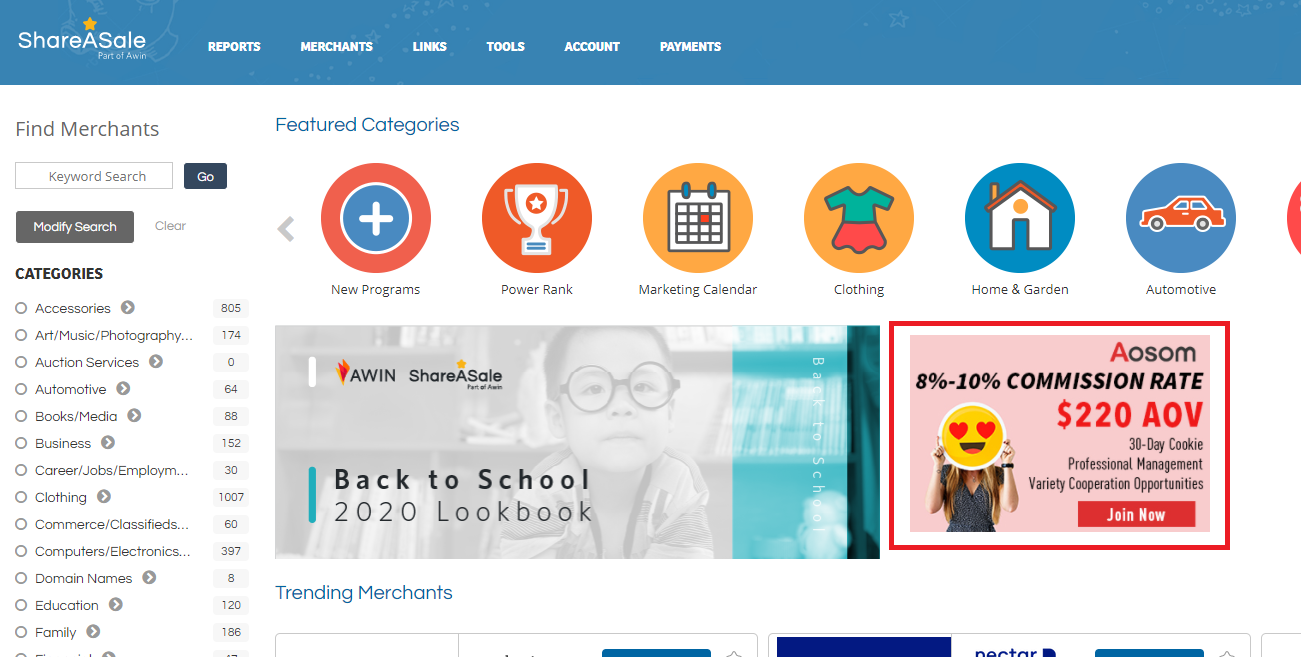 Program Directory ShareASale